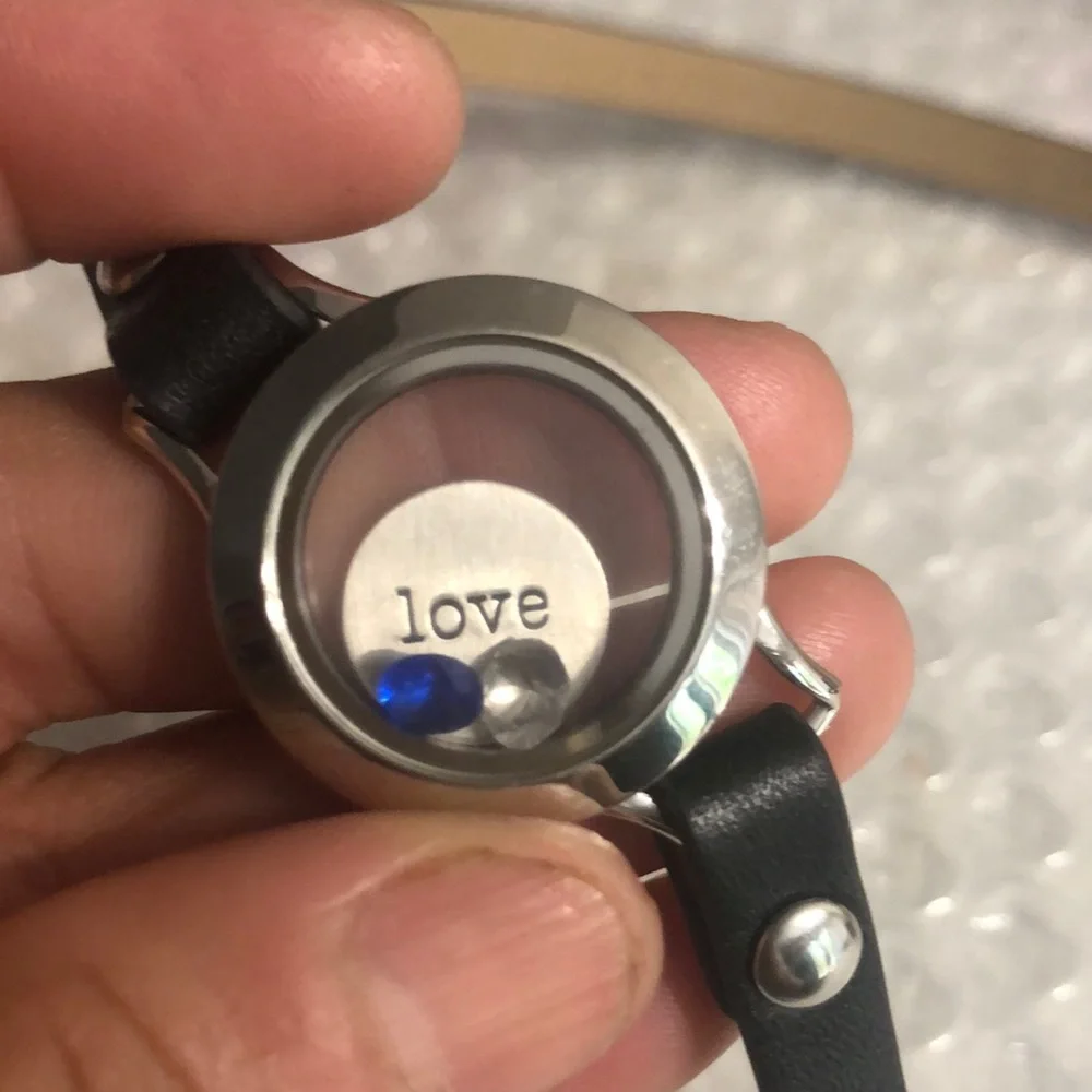 Origami Owl Black and Silver Arm & Wristband